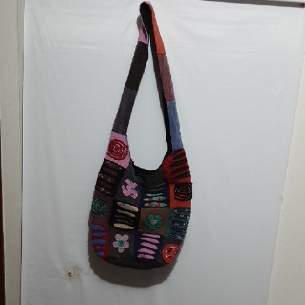 The Unbranded Brand‎ Bohemian Colorful Patchwork Shoulder Bag